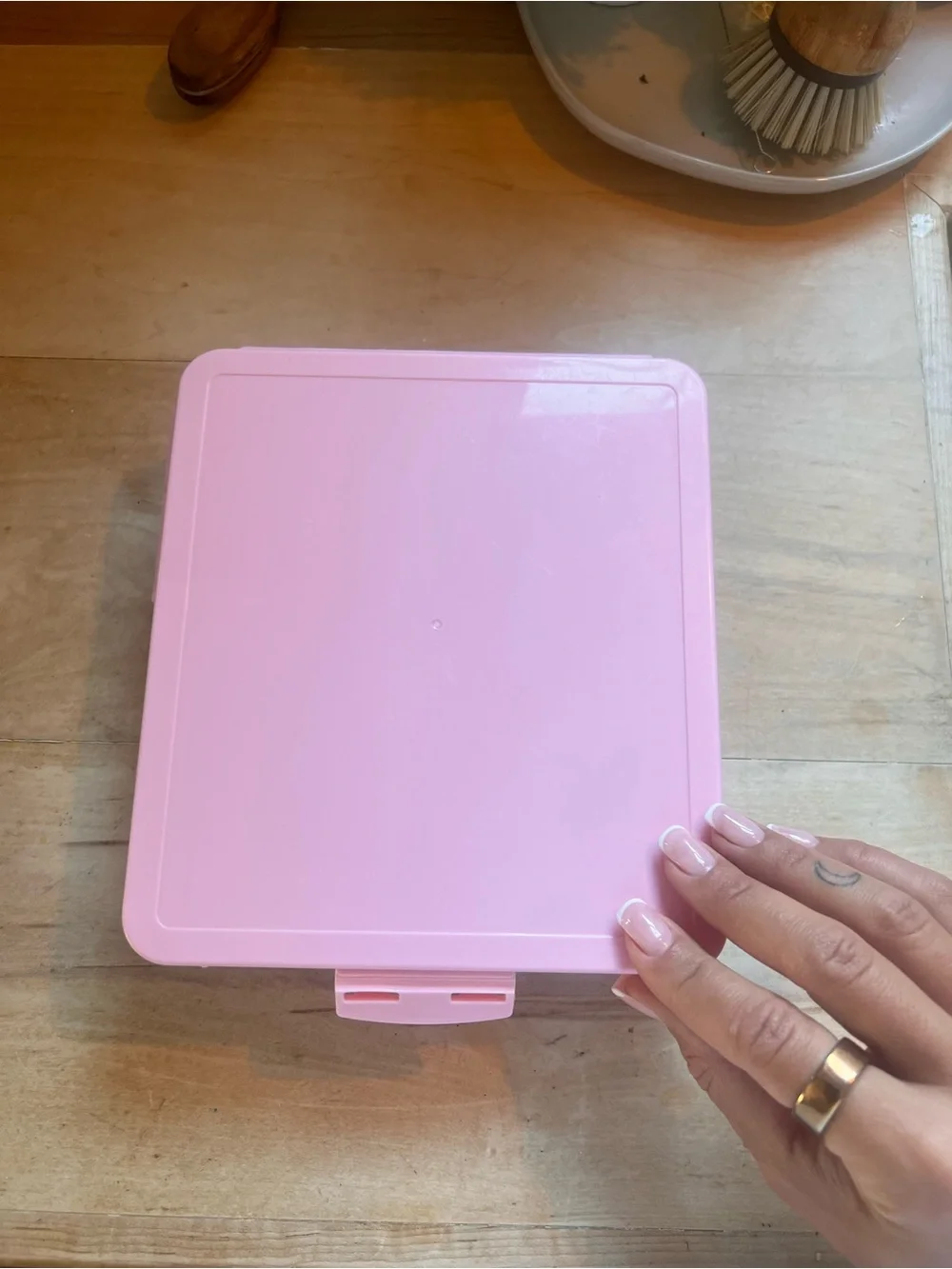 Pottery Barn Kids Pink Compartment Lunch & Snack Box